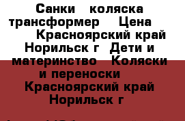 Санки - коляска трансформер  › Цена ­ 6 000 - Красноярский край, Норильск г. Дети и материнство » Коляски и переноски   . Красноярский край,Норильск г.